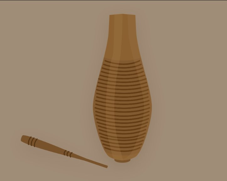 Guiro Musical Instrument