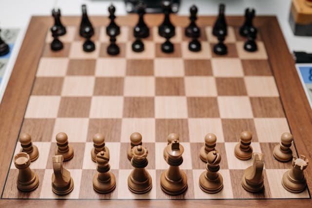 How to setup a chess board