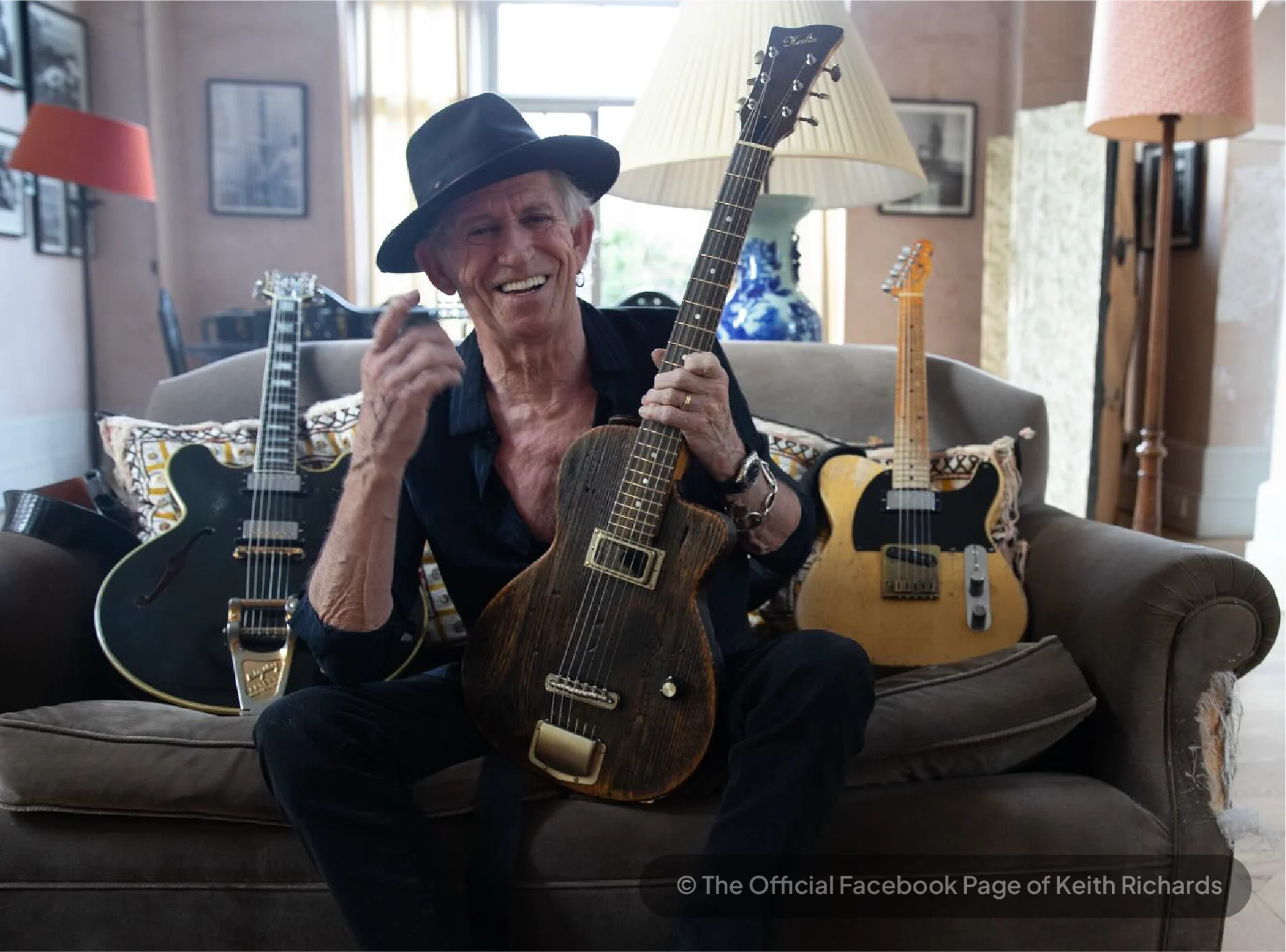 Keith Richards - one of the top 10 guitarists of all time