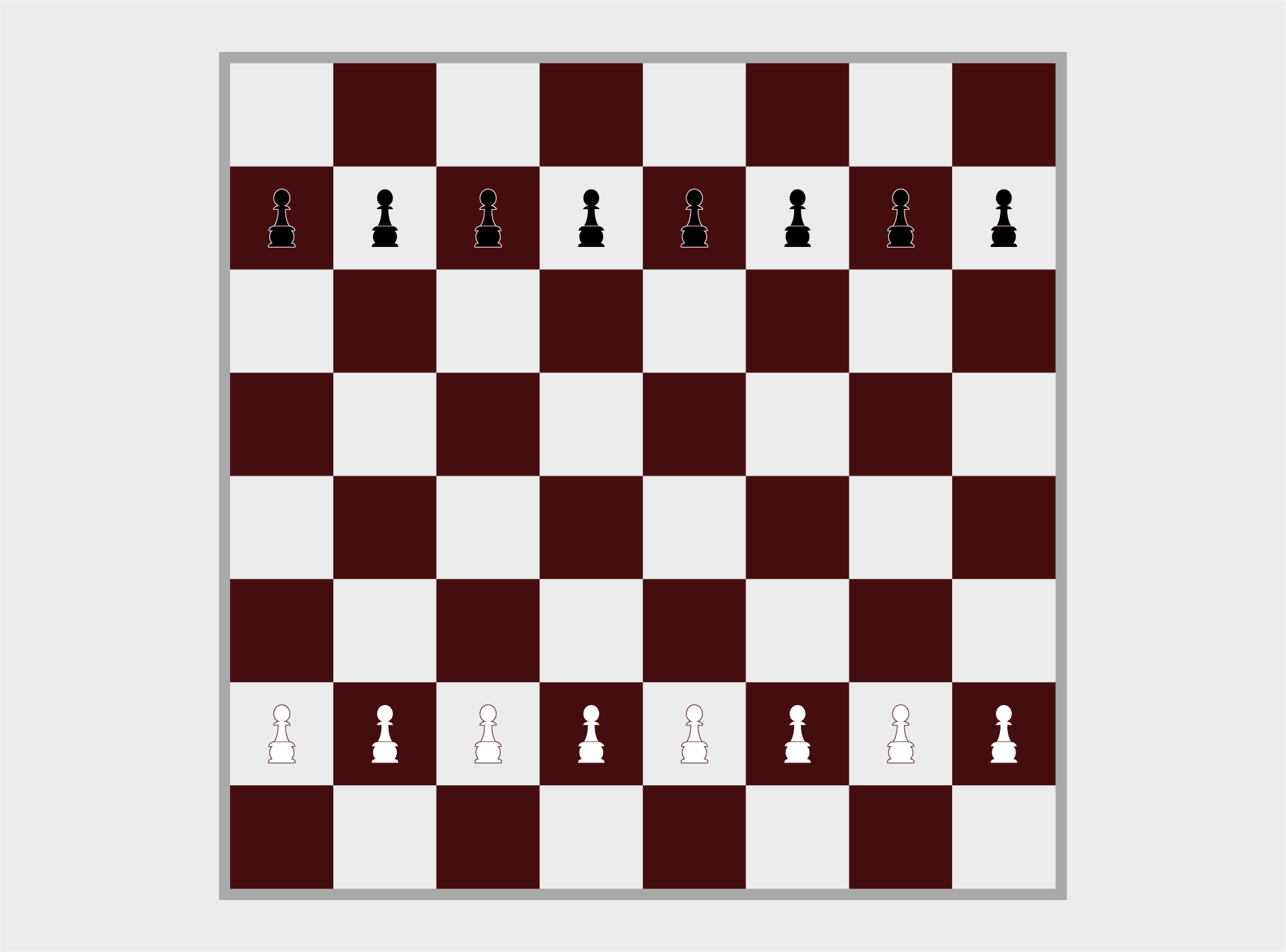 how to set up a chess board game