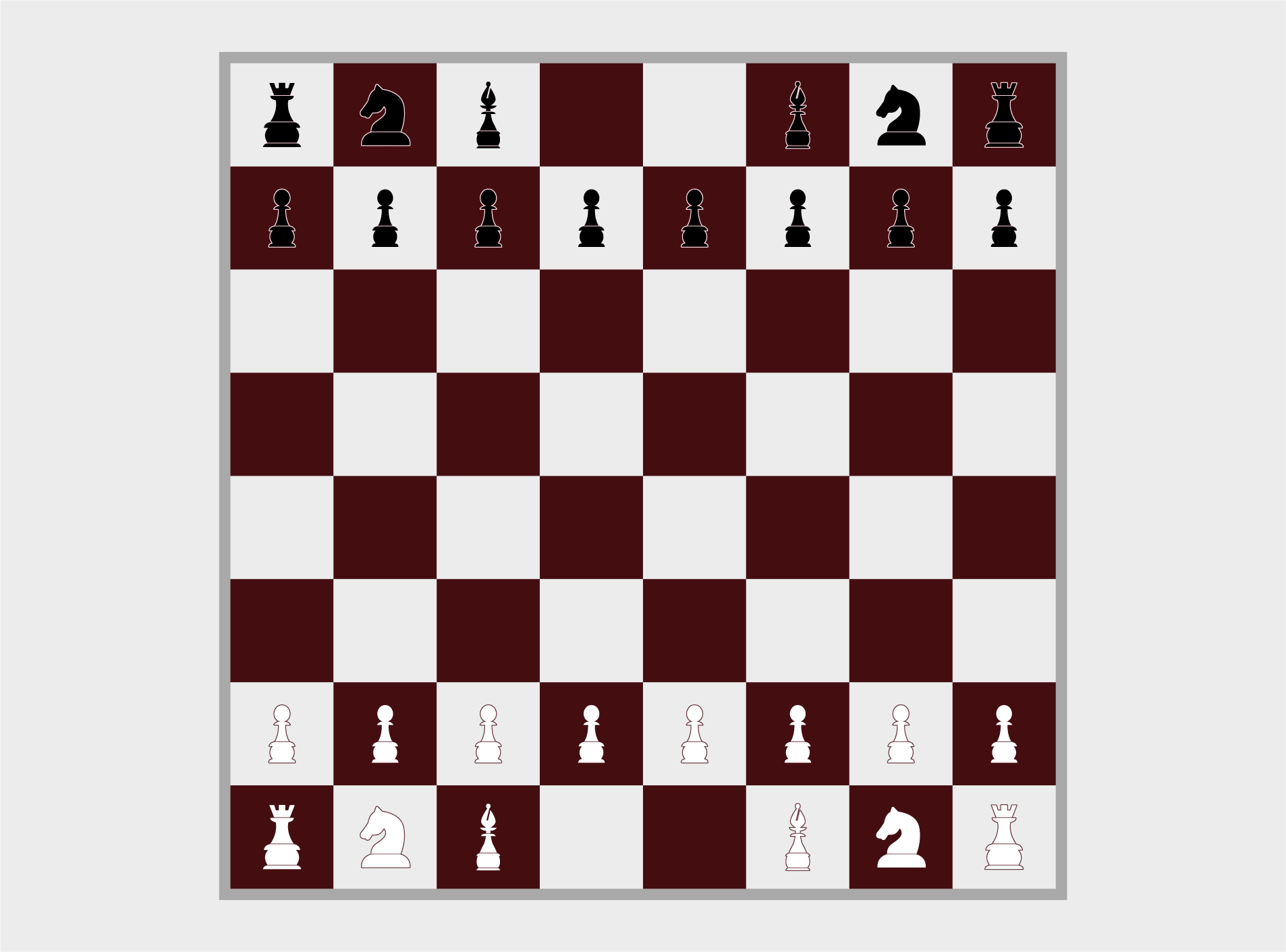how to set up a chess board